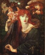 Dante Gabriel Rossetti La Ghirlandata oil painting